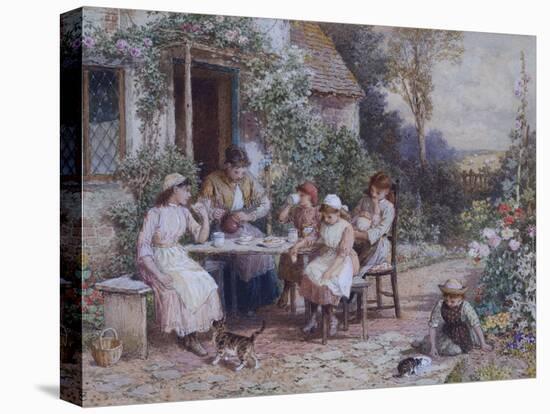 Teatime-Myles Birket Foster-Premier Image Canvas