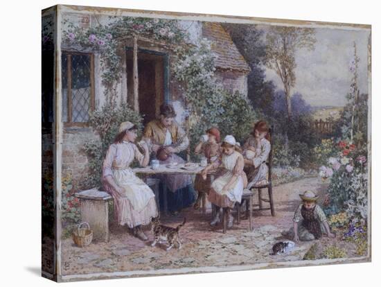 Teatime-Myles Birket Foster-Premier Image Canvas