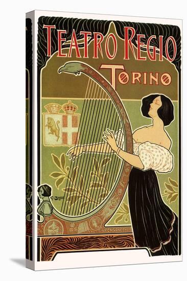 Teatro Regio, Torino: Theatre Royal de Turin Opera House, c.1898-G. Boano-Premier Image Canvas