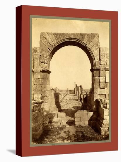 Tebessa Byzantine Basilica, Exterior Door, Algiers-Etienne & Louis Antonin Neurdein-Premier Image Canvas