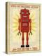 Ted Box Art Robot-John W Golden-Premier Image Canvas