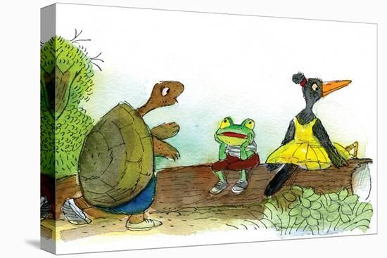 Ted, Ed, and Caroll are Great Friends - Turtle-Valeri Gorbachev-Premier Image Canvas