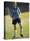 Teenage Girl on a Soccer Field-null-Premier Image Canvas