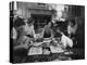 Teenage Girls Looking over their Stamp Albums-Yale Joel-Premier Image Canvas