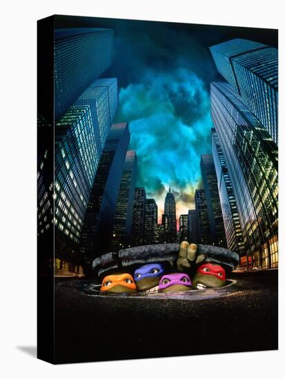 TEENAGE MUTANT NINJA TURTLES [1990], directed by STEVE BARRON.-null-Premier Image Canvas