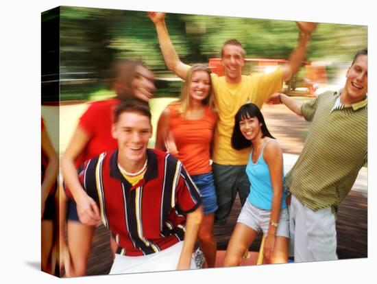 Teens Having Fun Outdoors-Bill Bachmann-Premier Image Canvas