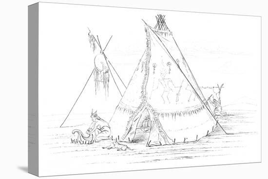 Teepee, 1841-Myers and Co-Premier Image Canvas