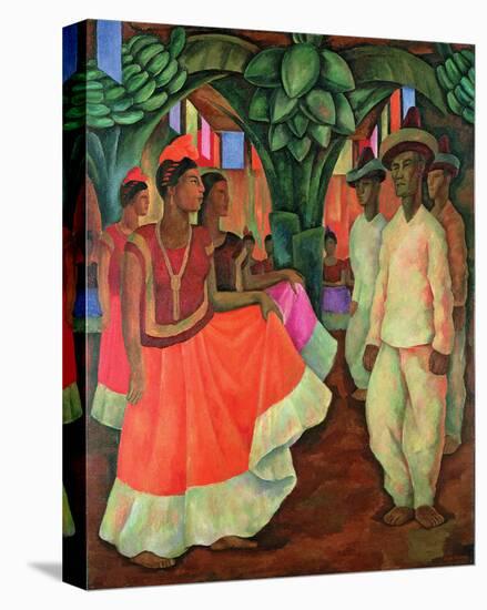 Tehauntepec Dance-Diego Rivera-Stretched Canvas