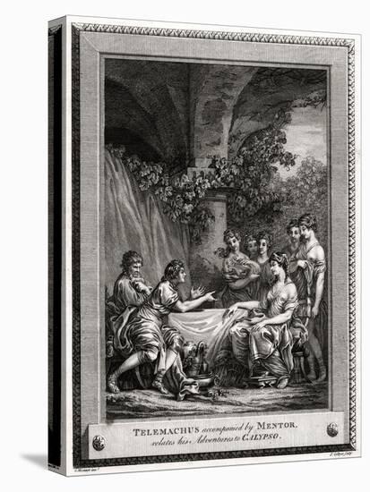 Telemachus Accompanied by Mentor, Relates His Adventures to Calypso, 1774-J Collyer-Premier Image Canvas
