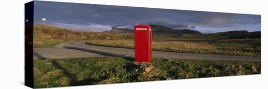 Telephone Booth in a Landscape, Isle of Skye, Highlands, Scotland, United Kingdom-null-Premier Image Canvas