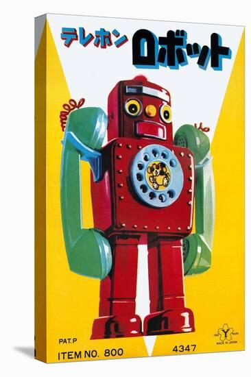 Telephone Robot-null-Stretched Canvas