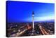 Television Tower on Alexanderplatz Square at Dusk, Berlin, Germany-null-Stretched Canvas