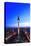 Television Tower on Alexanderplatz Square at Dusk, Berlin, Germany-null-Stretched Canvas