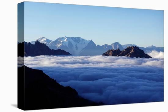 Temperature inversion on Aconcagua, the highest mountain in the Americas-David Pickford-Premier Image Canvas