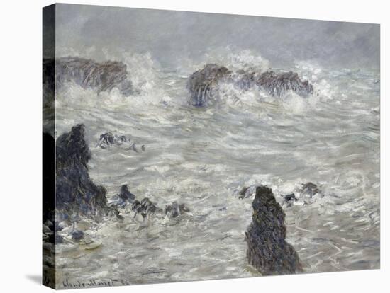 Tempête, côtes de Belle-île-Claude Monet-Premier Image Canvas