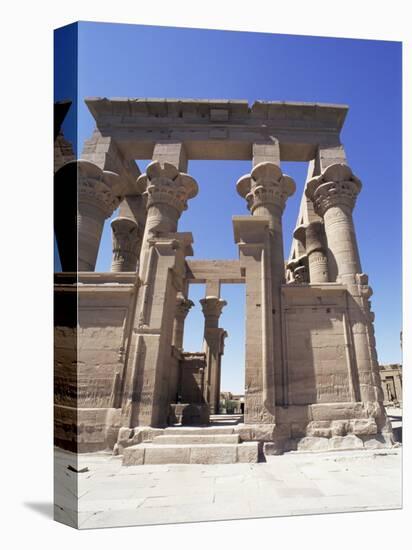 Temple at Philae, Unesco World Heritage Site, Moved When the Aswan High Dam was Built, Nubia, Egypt-Robert Harding-Premier Image Canvas