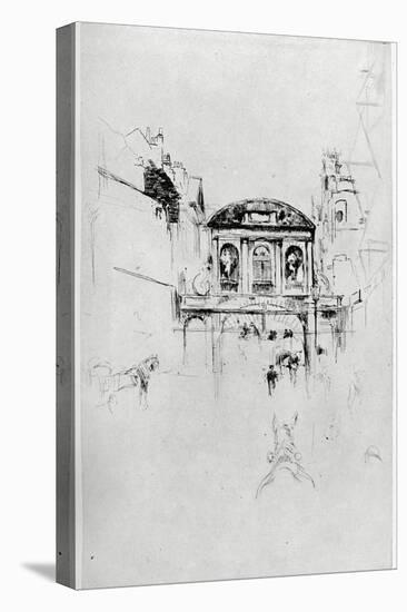 Temple Bar, 19th Century-James Abbott McNeill Whistler-Premier Image Canvas
