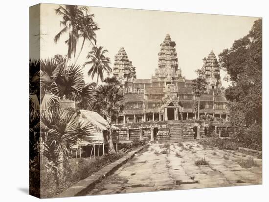 Temple d'Angkor Vat, quatrième enceinte, côté ouest-null-Premier Image Canvas