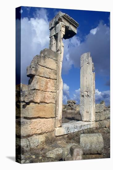 Temple Doorway, Cyrene, Libya-Vivienne Sharp-Premier Image Canvas