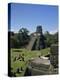 Temple II, Great Plaza, Tikal, UNESCO World Heritage Site, Guatemala, Central America-Traverso Doug-Premier Image Canvas