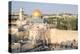 Temple Mount, Dome of the Rock, Redeemer Church and Old City in Jerusalem, Israel, Middle East-Alexandre Rotenberg-Premier Image Canvas