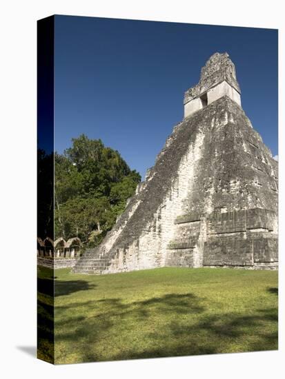 Temple No. 1 (Jaguar Temple), Tikal, UNESCO World Heritage Site, Peten, Guatemala-null-Premier Image Canvas