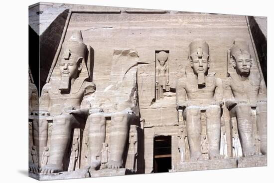 Temple of Abu Simbel, Egypt, 13th Century Bc-null-Premier Image Canvas