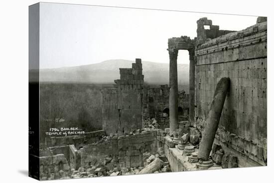 Temple of Bacchus, Baalbek, Lebanon, C1920S-C1930S-null-Premier Image Canvas