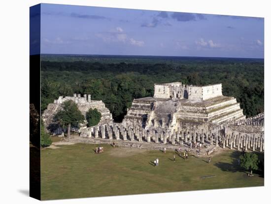 Temple of Columns, Chichen Itza Ruins, Maya Civilization, Yucatan, Mexico-Michele Molinari-Premier Image Canvas