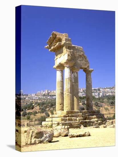 Temple of Dioscuri, Agrigento, Sicily, Italy-Peter Thompson-Premier Image Canvas