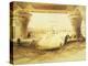 Temple of Edfu, View from the Gate, Lithograph, 1838-9-David Roberts-Premier Image Canvas