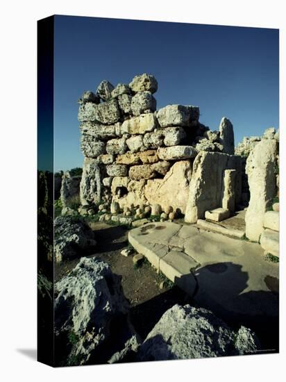 Temple of Ggantija (Gjantija), Unesco World Heritage Site, Gozo, Malta-Adam Woolfitt-Premier Image Canvas