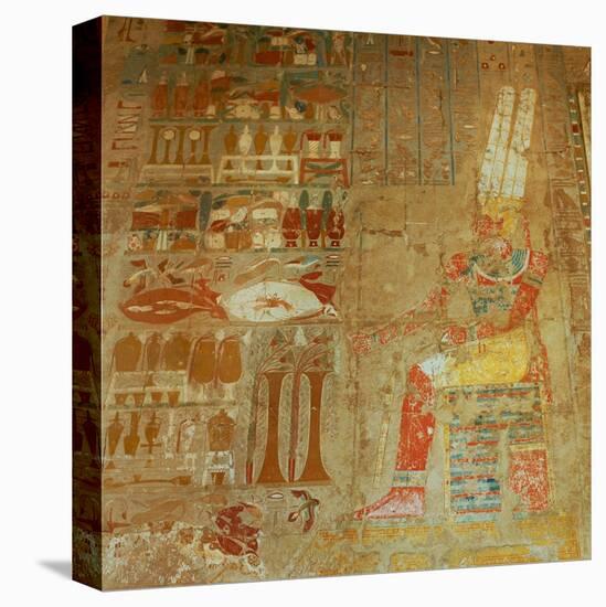 Temple of Hatshepsut (detail)-null-Premier Image Canvas