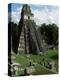 Temple of the Great Jaguar in the Grand Plaza, Mayan Ruins, Tikal, Peten-Robert Francis-Premier Image Canvas