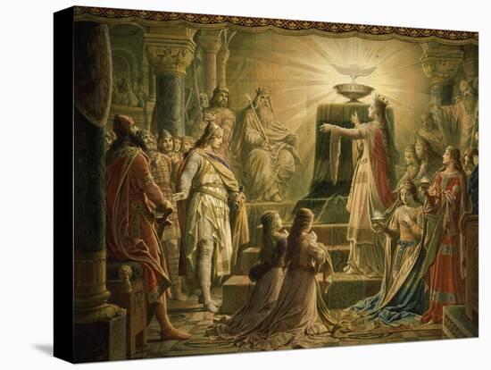 Temple of the Holy Grail, Final Scene from Parsifal, Opera by Richard Wagner, 1813-83-Wilhelm Hauschild-Premier Image Canvas
