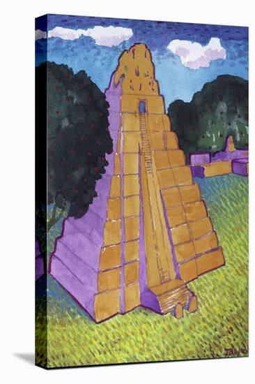 Temple of the Jaguar (Tikal)-John Newcomb-Premier Image Canvas