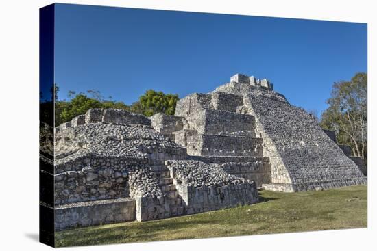 Temple of the South, Edzna, Mayan Archaeological Site, Campeche, Mexico, North America-Richard Maschmeyer-Premier Image Canvas