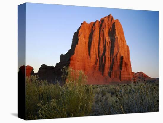 Temple of the Sun, Lower Cathedral Valley, Colorado Plateau, Capitol Reef National Park, Utah, USA-Scott T. Smith-Premier Image Canvas