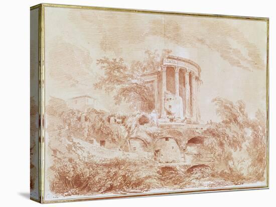 Temple of the Sybil at Tivoli-Jean-Honoré Fragonard-Premier Image Canvas