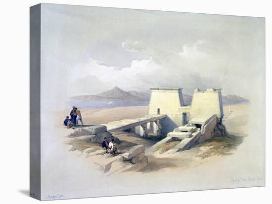 Temple of Wady Saboua, Nubia, 19th Century-David Roberts-Premier Image Canvas