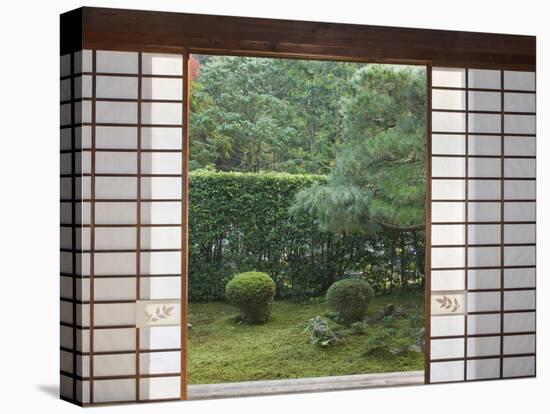 Temple Window, Sesshuji, Kyoto, Japan-Rob Tilley-Premier Image Canvas