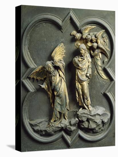 Temptation of Christ, Panel-Lorenzo Ghiberti-Premier Image Canvas