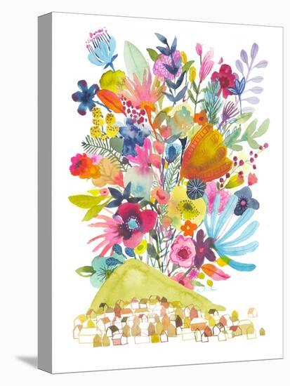 Tenderfoot Bouquet-Kerstin Stock-Stretched Canvas