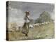 Tending Sheep, Houghton Farm-Winslow Homer-Premier Image Canvas