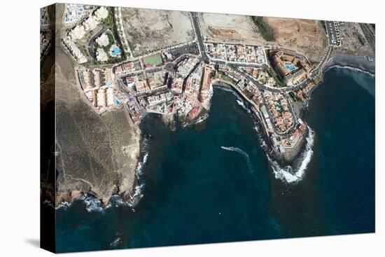 Tenerife, La Caleta, Aerial Picture, Beach, the Atlantic-Frank Fleischmann-Premier Image Canvas