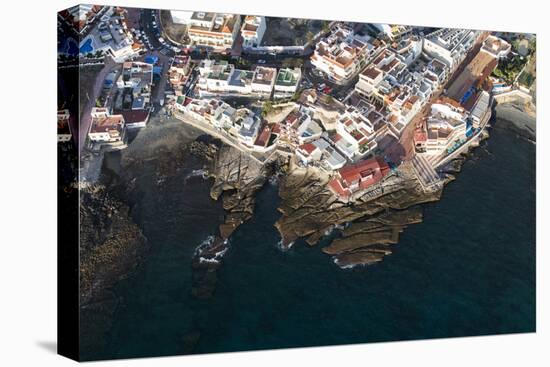 Tenerife, La Caleta, Aerial Picture, Fishing Village, Beach-Frank Fleischmann-Premier Image Canvas