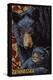 Tennessee - Black Bears Mosaic-Lantern Press-Stretched Canvas