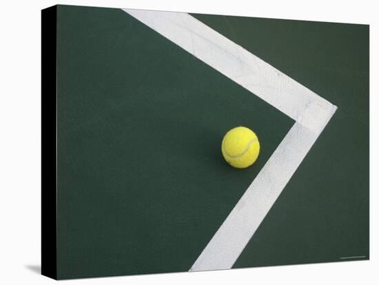 Tennis Ball on Court-null-Premier Image Canvas