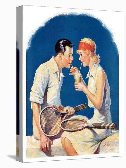 "Tennis Couple,"June 21, 1930-James C. McKell-Premier Image Canvas