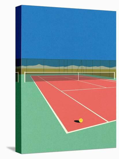 Tennis Court in the Desert-Rosi Feist-Premier Image Canvas